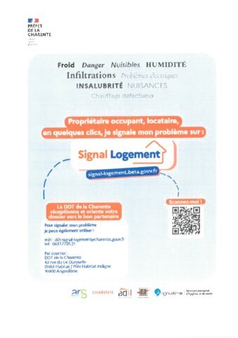Signal logement